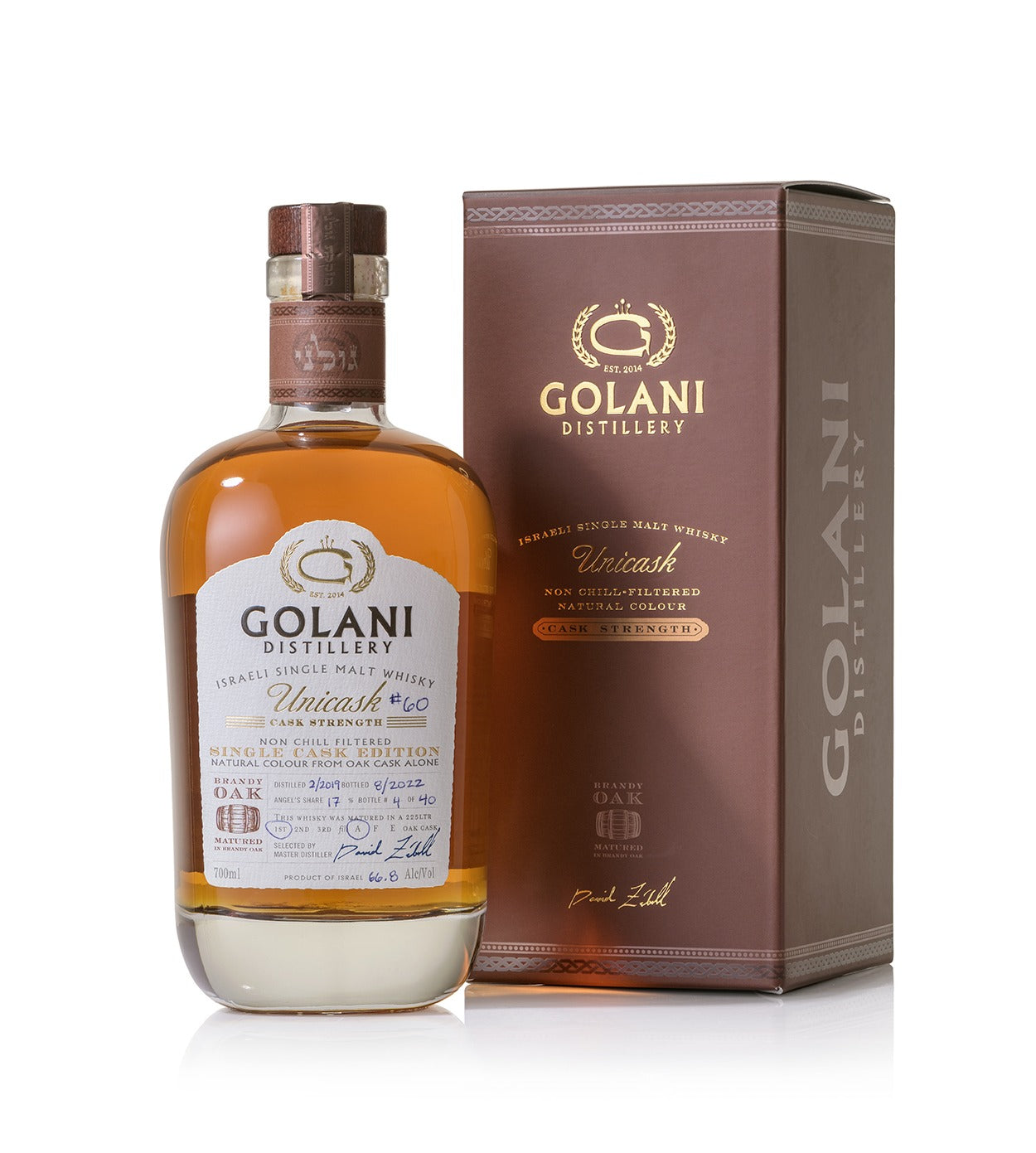 Golani Unicask Apple Brandy Oak Cask Strength