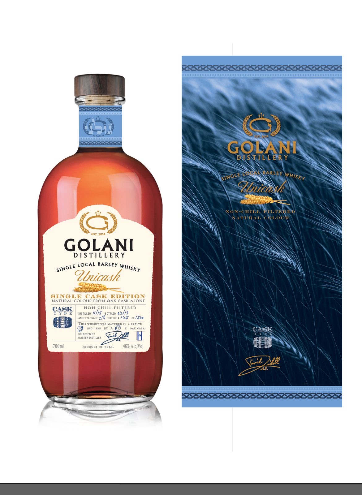 Whisky d'orge local Golani Single
