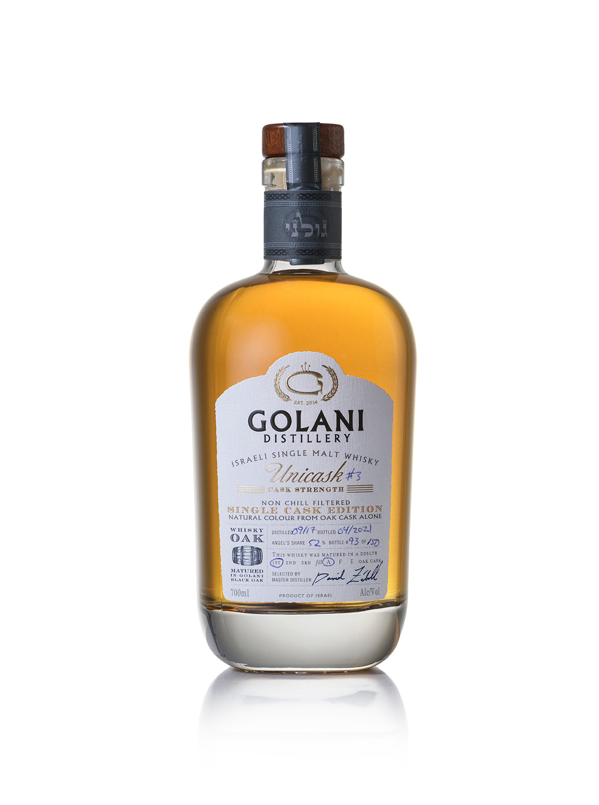 Golani Unicask Whisky Oak Cask Strength